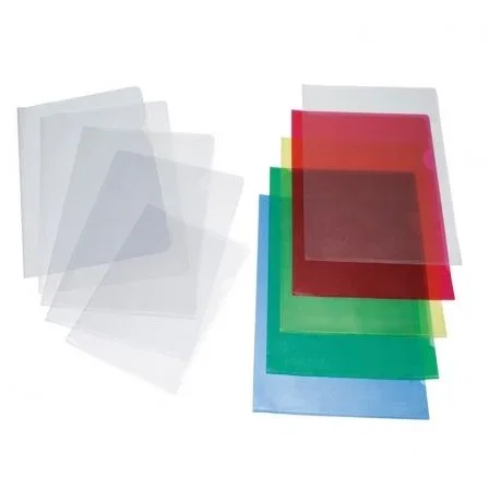 Grafoplas Caja de 50 Dossiers A4 de PVC con Lomo Doblado Cristal Grafoplas Caja de 50 Dossiers A4 de PVC con Lomo Doblado Cristal